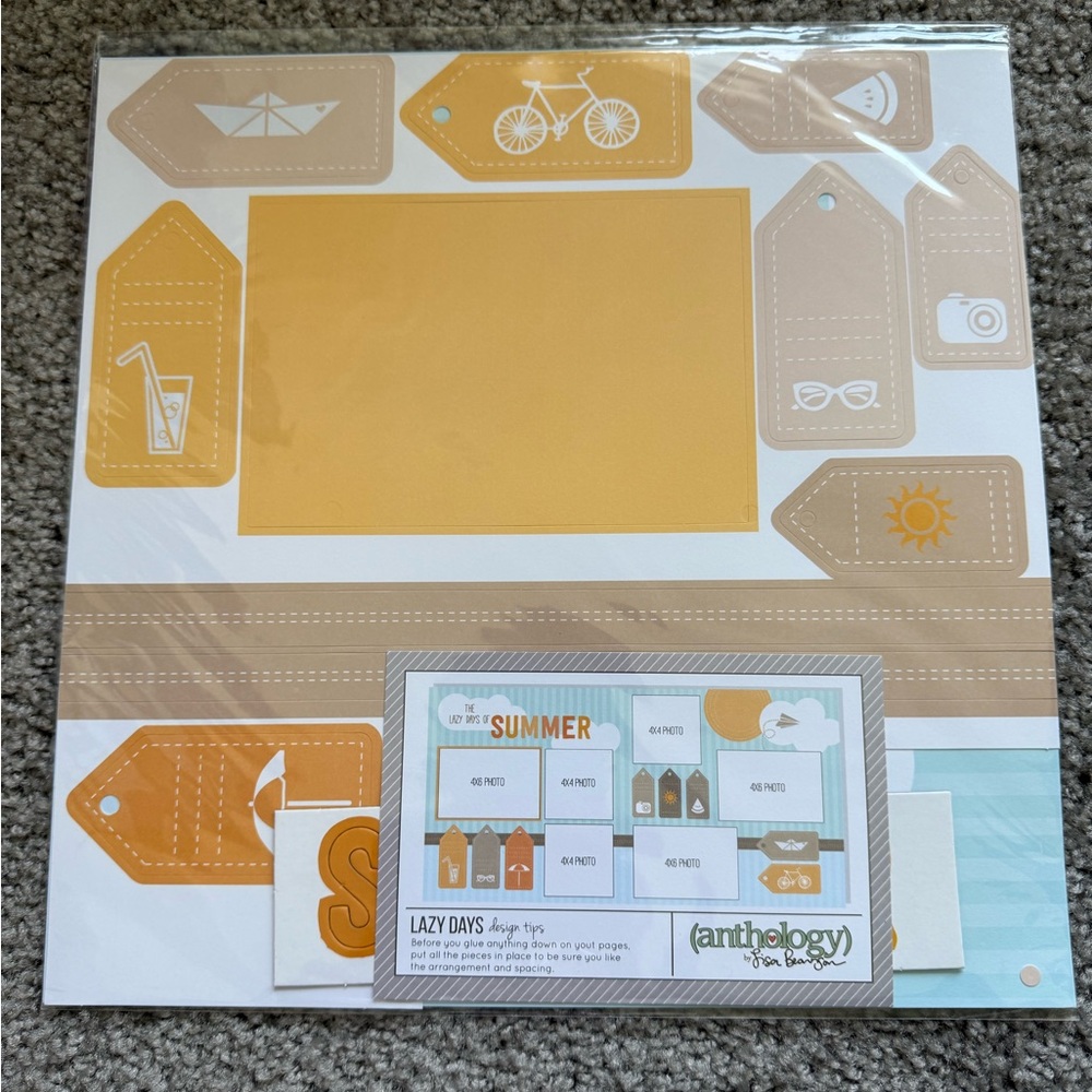 Anthology Summer Scrapbook Kit